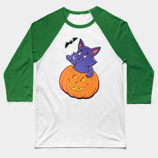 purple cat Baseball T-Shirt